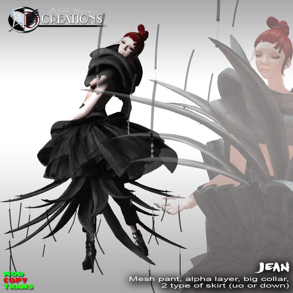 Jean mesh dress
