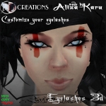 Customize your goth eyelashes